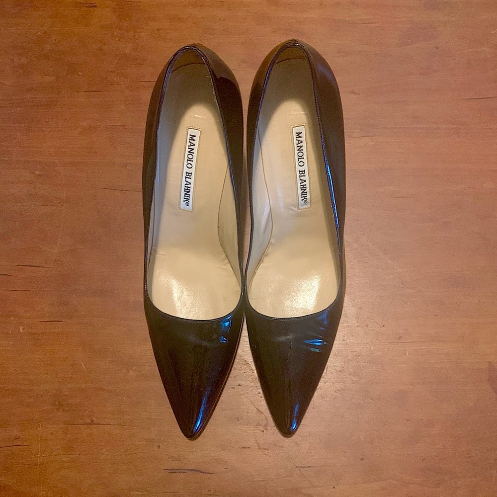 Manolo Blahnik Patent Leather Heels